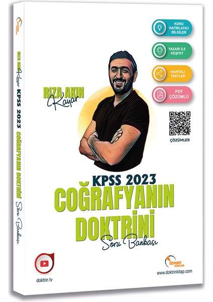 Doktrin Yayınları 2023 KPSS Coğrafyanın Doktrini Soru Bankası