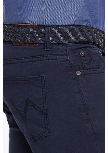 Slim Fit 5 Cep Lacivert Yazlık Pantolon indirimleri