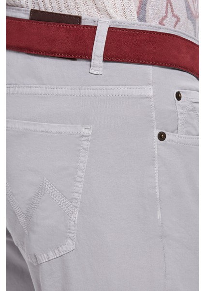 Slim Fit 5 Cep Açık Gri Yazlık Pantolon indirimleri