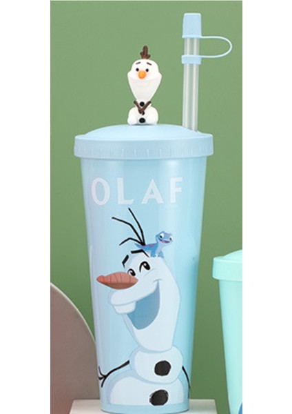 Çocuk Sippy Kupası Karikatür Sevimli Mickey Mouse Stitch Olaf Bebek Bardak Meyve Suyu Süt Kupası Yetişkin Sippy Kupası Saman Kupası 640ML | Kupa (Yurt Dışından)