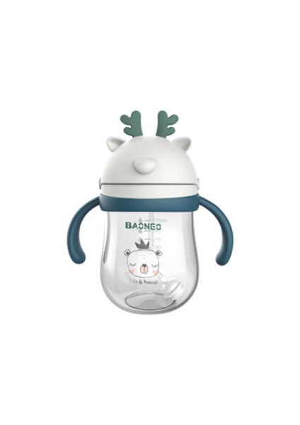 Taşınabilir Sippy Kupası 320ML Çocuk Saman Içme Kupası Kolu Yerçekimi Topu ile Anti Choke Yerçekimi Topu Anti Güz Su Şişesi Toddler | Bardaklar (Yurt Dışından)