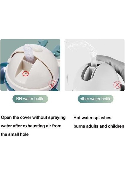 Taşınabilir Sippy Kupası 320ML Çocuk Saman Içme Kupası Kolu Yerçekimi Topu ile Anti Choke Yerçekimi Topu Anti Güz Su Şişesi Toddler | Bardaklar (Yurt Dışından)