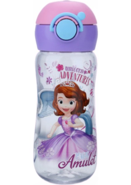 Disney Çocuk Bardakları Ilkokul Sevimli Ev Anaokulu Paramparça Dayanıklı Yaz Düz Içme Suyu Şişesi 400ML | Kupalar (Yurt Dışından)