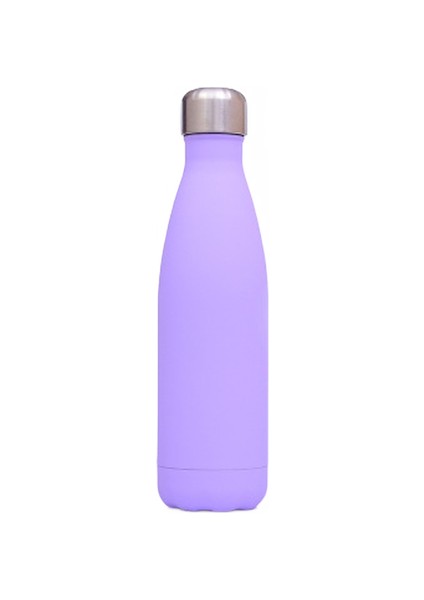 500 ml Çift Duvar Paslanmaz Çelik Termal Şişesi Moda Vakum Termos Açık Taşınabilir Spor Termal Içecek Su Şişesi | Su Şişeleri (Menekşe) (Yurt Dışından)