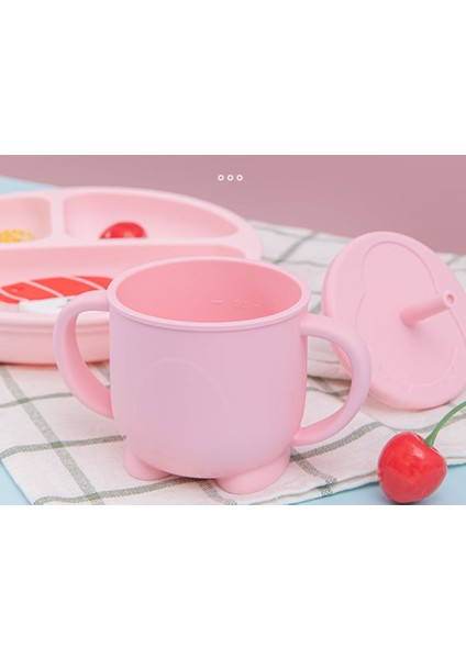1 Adet Bebek Besleme Bardaklar Silikon Eğitim Kupası Sippy Yürüyor Su Şişesi Kapaklı Silikon Bebek Öğrenme Içecek Şişe Hemşire Hediyeler | Kupalar (Pembe) (Yurt Dışından) fırsatları