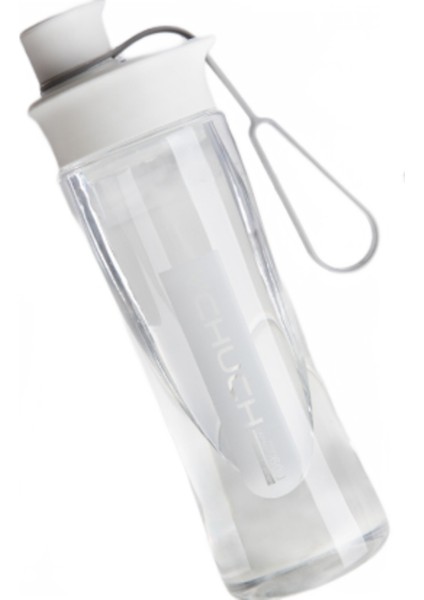 Su Şişesi Protein Shaker Taşınabilir Şişe Spor Kamp Yürüyüş Su Şişesi ile Çay Demlik Plastik Kupası 800 | Su Şişeleri (Beyaz) (Yurt Dışından)