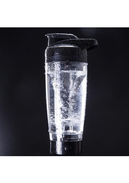 600 ml Su Şişesi Protein Güç Otomasyonu Kahve Blender Süt Çalkalayıcı Mikser Akıllı Otomatik Hareketi Drinkware | 600ML Su Şişesi | Şişe Proteinwater Şişesi (Siyah) (Yurt Dışından)