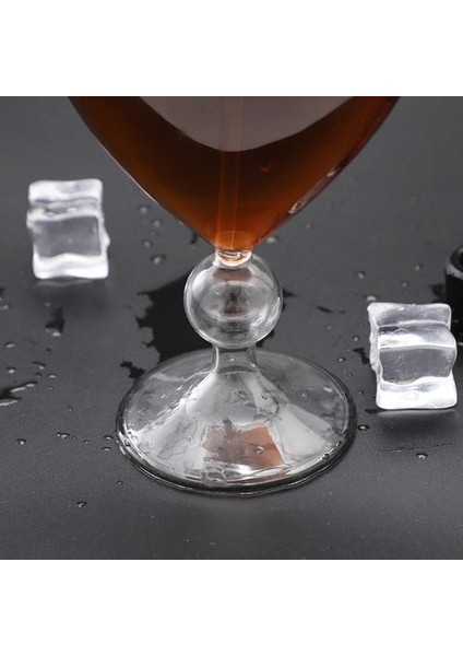 Kokteyl Kupası Moleküler Duman Yaratıcı Kalp Şeklinde Cam Bardak Goblet Yüksek Borosilikat Cam Bardak Drinkware Bar Aracı Güzel Hediyeler | Şeffaf (Yurt Dışından) indirimleri