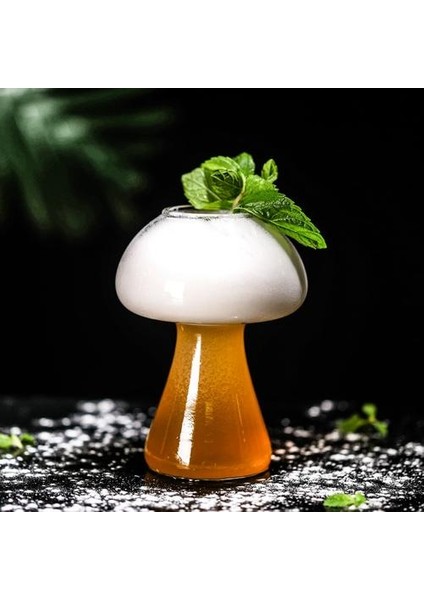 Mantar Kokteyl Cam Moleküler Gastronomi Bar Düzleştirme Barmen Özel Bira Şarap Kadehi Goblet Soğutucu Kupası | Kokteyl Camı (Yurt Dışından) fırsatları