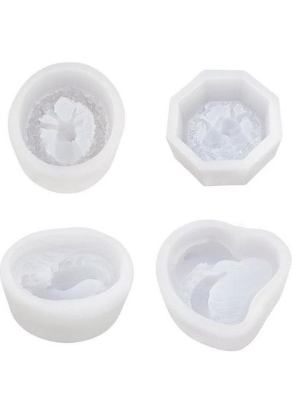 4 Prece 3D Yunus Tavşan Elk Silikon Sabun Kalıp (Yurt Dışından)