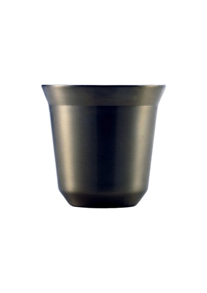 80ML Espresso Kupalar Çift Duvar Paslanmaz Çelik Espresso Bardak Seti, Yalıtımlı Kahve Kupaları Son Yıllar Için Son Kolay Temiz | Kupalar (Siyah) (Yurt Dışından)