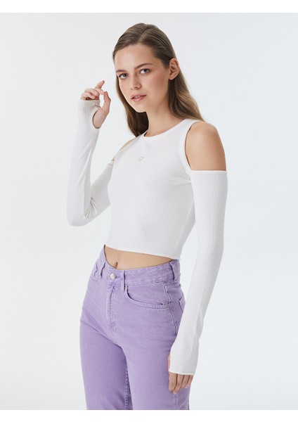 Slim Fit Bayan Tshirt U.kol