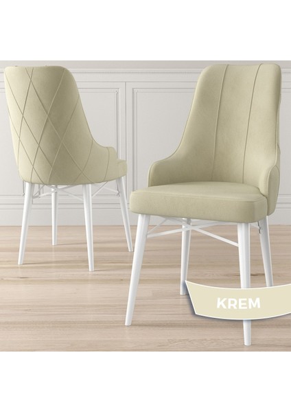 Concept Kar Serisi 80 x 132 cm Açılabilir Mdf Mutfak Masa Takımı Beyaz Masa 4 Sandalye indirimleri