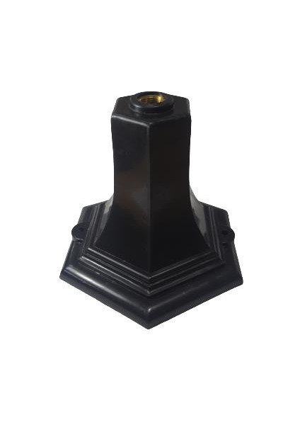 K 2361 15 cm Altıgen Sehpa Siyah (6 Adet)