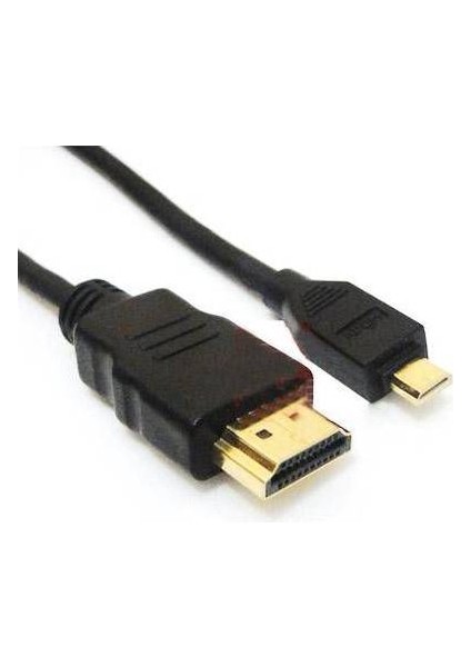 1.5m Micro HDMI To HDMI Kablo 3D Full Hd Mikro HDMI Ses Görüntü Kablosu