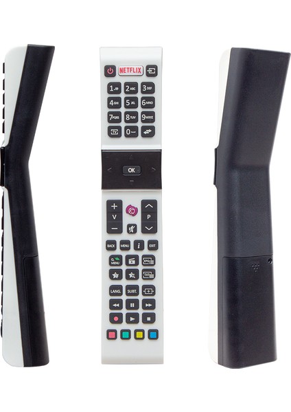 Profilo RCA49130 Netflıx Tuşlu Beyaz Lcd-Led Tv Kumanda Yazısız * Jvc * Vestel * Sanyo