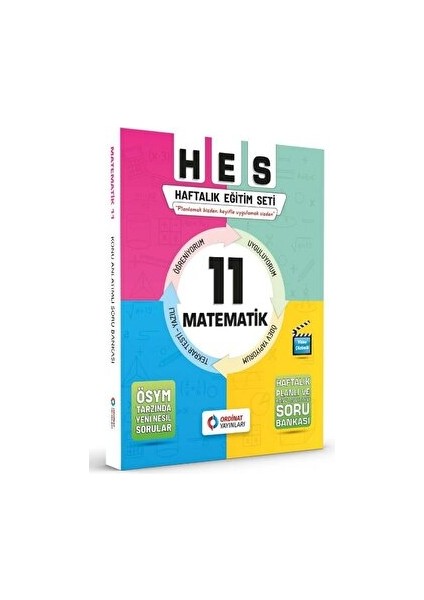 11. Sınıf Matematik Set (Hes Serisi) Ordinat Yayınları