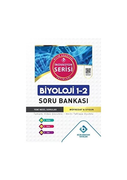 Bilim Anahtarı Yayınları Biyoloji 1-2 Soru Bankası