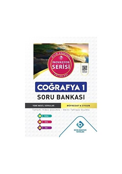 Bilim Anahtarı Yayınları Coğrafya 1 Soru Bankası