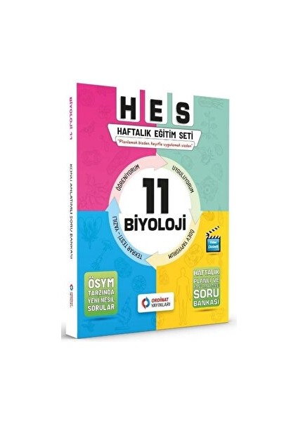 11. Sınıf Biyoloji Set (Hes Serisi) Ordinat Yayınları