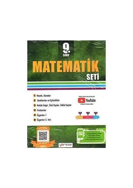 Yarıçap Yayınları 9. Sınıf Matematik Seti