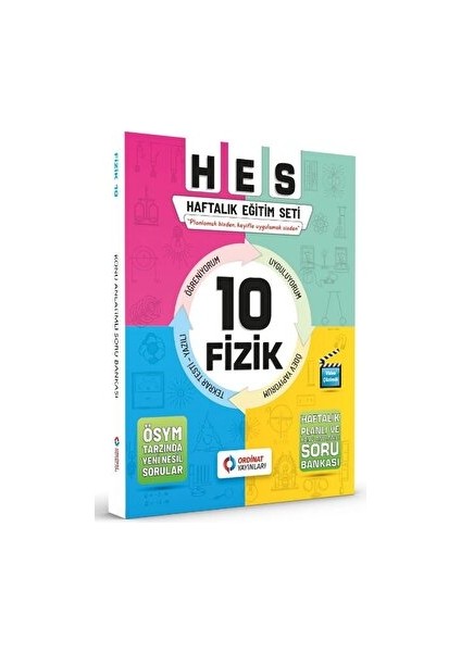 10. Sınıf Fizik Set (Hes Serisi) Ordinat Yayınları
