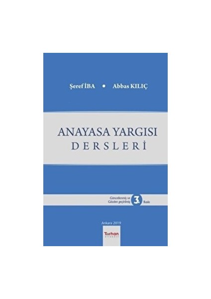 Anayasa Yargısı Dersleri