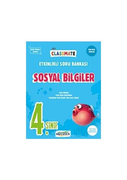 4. Sınıf Sosyal Bilgiler Classmate Etkinlikli Soru Bankası