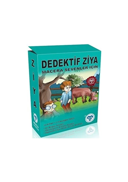 Mutlu Yayıncılık 4. Sınıf Dedektif Ziya Hikaye Seti (10 Kitap - 2 Çalışma Testi)