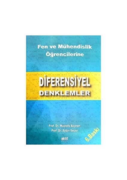 Yayınları Diferensiyel Denklemler