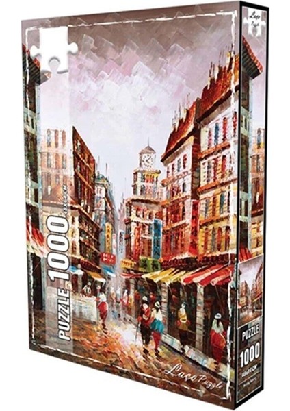 Hong Kong 1000 Parçalık Puzzle - Puzzle Yapıştırıcı Hediye