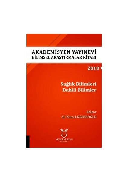 Sağlık Bilimleri Dahili Bilimler (Aybak 2018 Eylül)