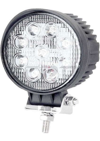 LED Yuvarlak Çalışma Lambası 9 Ledli