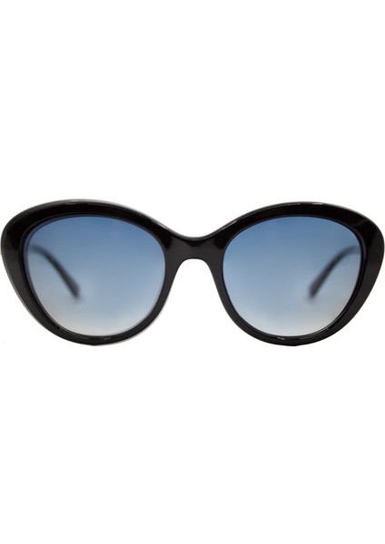 Swıng 186 C3 51 Unisex Siyah Çekik Çerçeve Güneş Gözlüğü
