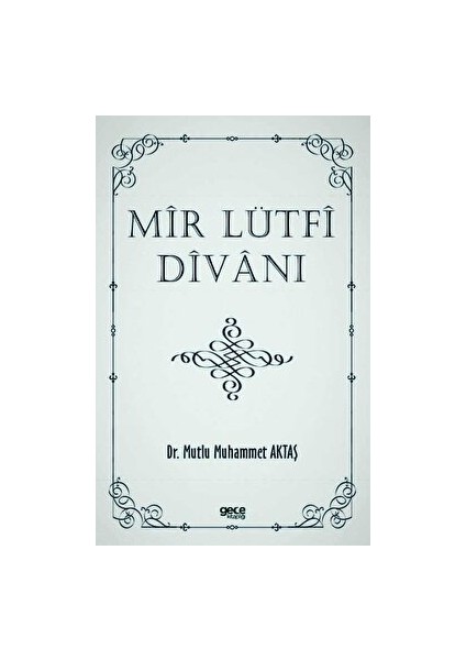 Mir Lütfi Divanı