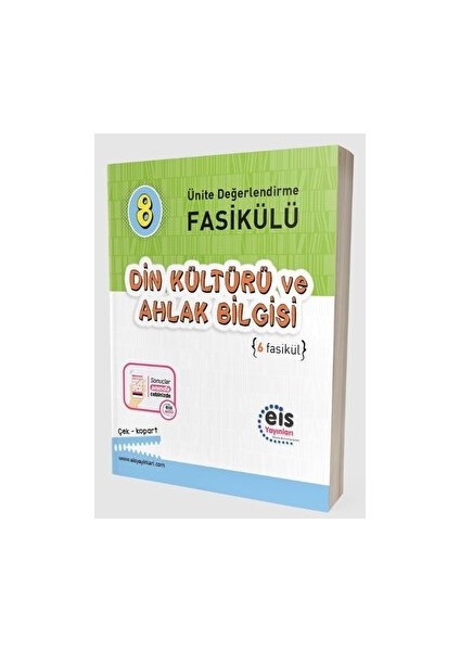 8.Sınıf Ünite Değerlendirme Fasikülü (1-5) Din Kültürü ve Ahlak Bilgisi