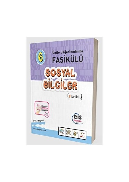 Eis Yayınları 6.Sınıf Ünite Değerlendirme Fasikülü (1-7) Sosyal Bilgiler