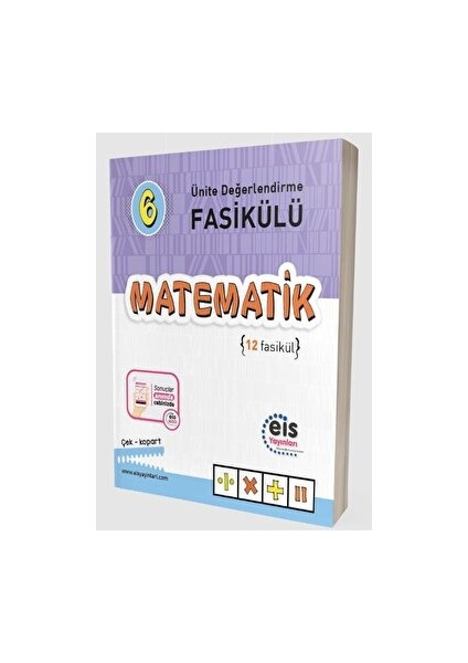 Eis Yayınları 6.Sınıf Ünite Değerlendirme Fasikülü (1-12) Matematik