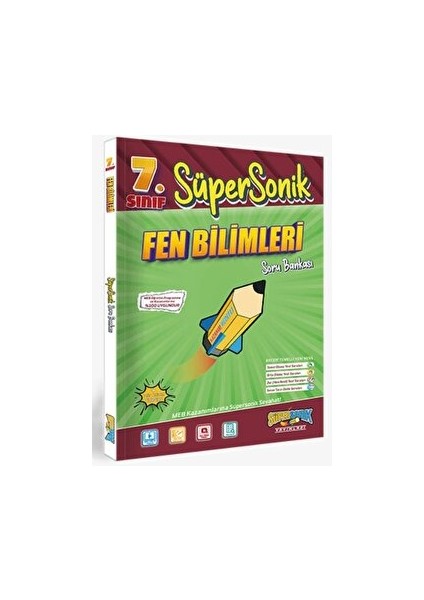 7. Sınıf Fen Bilimleri Soru Bankası Süpersonik Yayınları