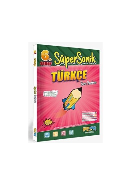 6. Sınıf Türkçe Soru Bankası Süpersonik Yayınları