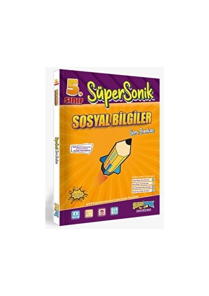 5. Sınıf Sosyal Bilgiler Soru Bankası Süpersonik Yayınları