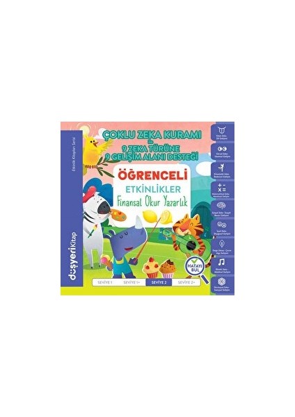 Çoklu Zeka Kuramı Öğrenceli Etkinlik Kitabı - Finansal Okur Yazarlık