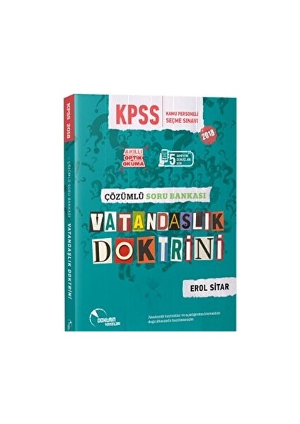 2018 KPSS Vatandaşlık Doktrini Çözümlü Soru Bankası