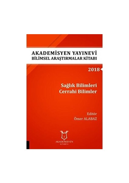 Sağlık Bilimleri Cerrahi Bilimler (Aybak 2018 Eylül)