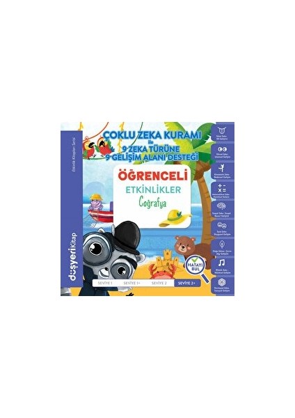 Çoklu Zeka Kuramı Öğrenceli Etkinlik Kitabı - Coğrafya