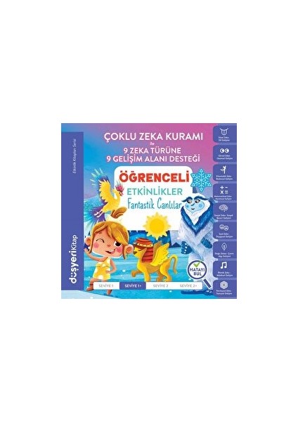 Çoklu Zeka Kuramı Öğrenceli Etkinlik Kitabı - Fantastik Canlılar