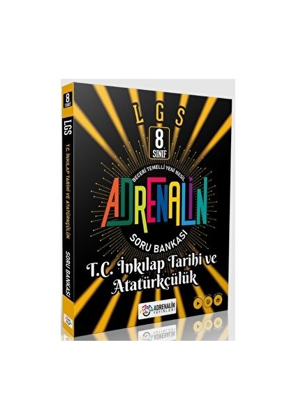 Adrenalin Yayınları 8. Sınıf Adrenalin T.c. Inkılap Tarihi ve Atatürkçülük Soru Bankası Adrenalin Yayınları