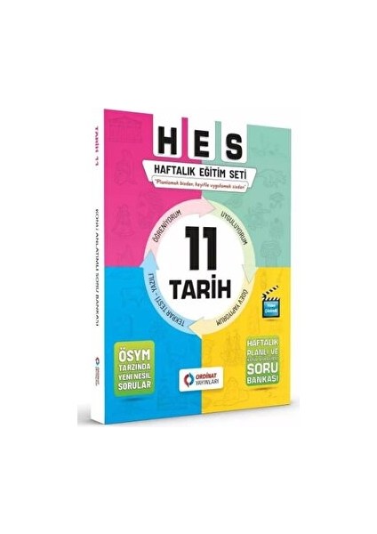 11. Sınıf Tarih (Hes Serisi) Ordinat Yayınları