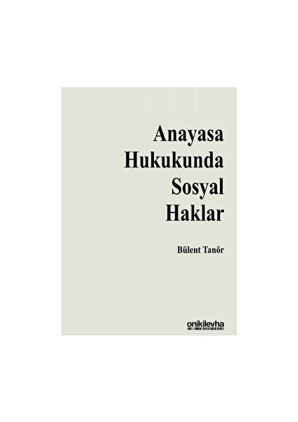 Anayasa Hukukunda Sosyal Haklar