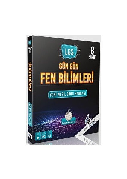 8. Sınıf LGS Gün Gün Fen Bilimleri Yeni Nesil Soru Bankası Strateji Yayınları